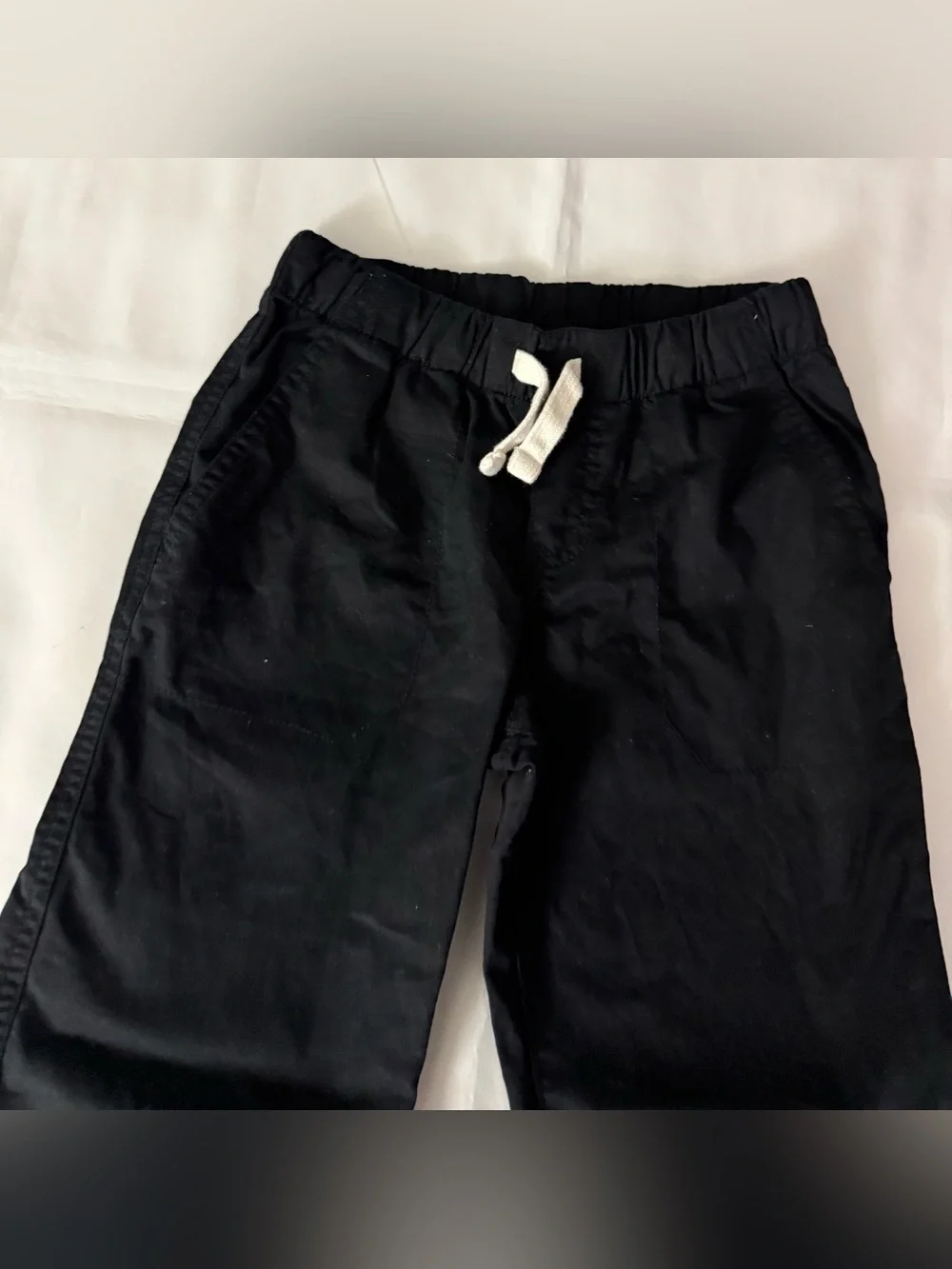 Cat & Jack Black Straight Leg Adjustable Waist Pants